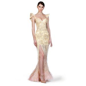 O'blanc Lace Mermaid Dress